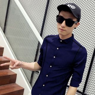 Sơ mi nam sọc 2 bên