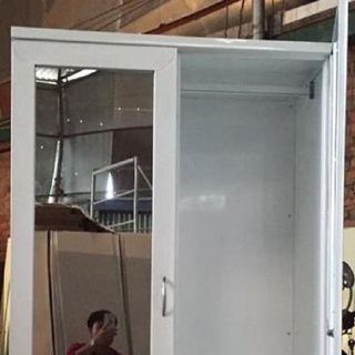 Tủ Quần Áo Thép 2 Cánh Có Gương TA2CG