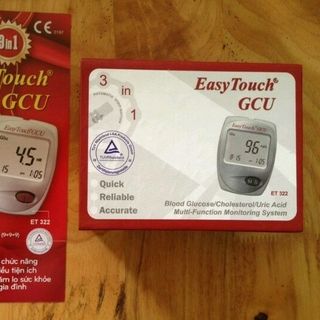 Máy đa chức năng đo TIỂU ĐƯỜNG MỠ MÁU GÚT 3 trong 1