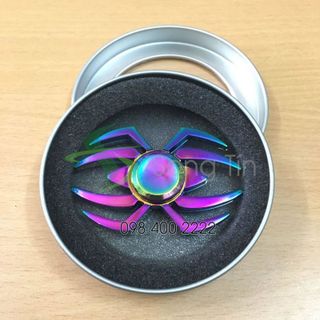 Con quay người nhện 7 màu - Rainbow Spiderman Spinner - Fidget Spinner