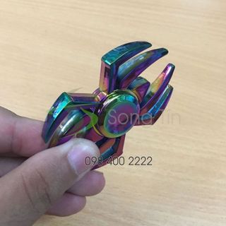 Con quay người nhện 7 màu - Rainbow Spiderman Spinner - Fidget Spinner
