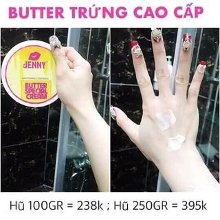 kem body butter trứng