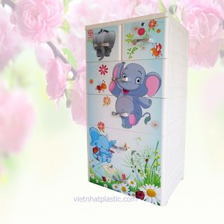 Tủ nhựa Lucky 5 Tầng lớn