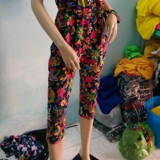 BỘ JUM LỬNG CỔ ĐẮP CHÉO THÂN HA150617-155 ÁO LIỀN QUẦN DÂY KÉO SAU LƯNG CÓ TÚI 2 BÊN DÂY EO CỘT THẮT NƠ TĂNG GIẢM EO TÙY THÍCH