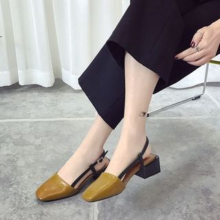 GIÀY GÓT VUÔNG BÍT MŨI KIỂU MỚI