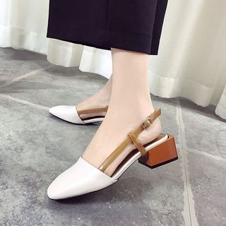GIÀY GÓT VUÔNG BÍT MŨI KIỂU MỚI