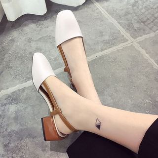 GIÀY GÓT VUÔNG BÍT MŨI KIỂU MỚI