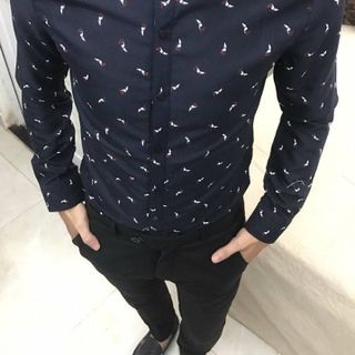 Sơ mi nam họa tiết