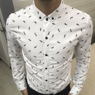 Sơ mi nam họa tiết