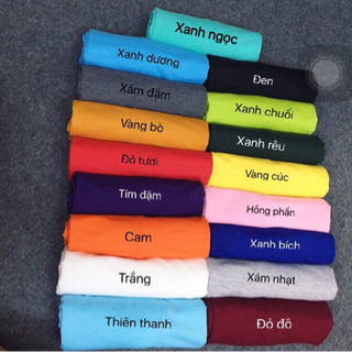 áo thun trơn nam nữ