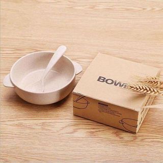 Set chén muỗng ăn dặm cho bé - làm từ cây lúa mạch