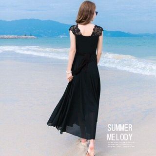 MAXI cao cấp tay ren haraku