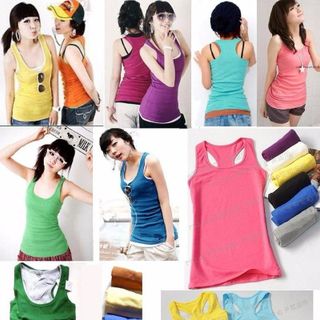 Áo thun ba lỗ nhiều màu Chiba