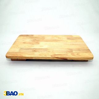 Bàn mâm xếp gọn gỗ cao su 50x70 cm