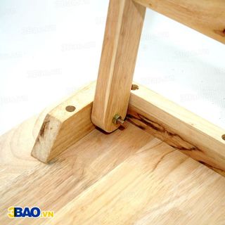 Bàn mâm xếp gọn gỗ cao su 50x70 cm