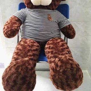 GAU BONG ÁO THUN 6T ĐEN 2M5
