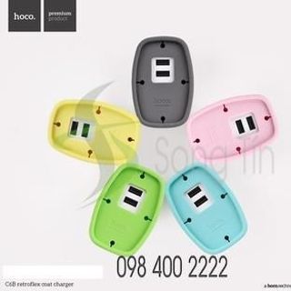 HOCO - Cóc Sạc C6B 2 Cổng USB