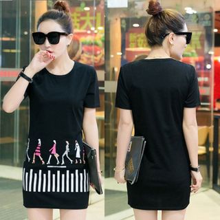 Đầm thun da cá Fashion Girls có size XXXL