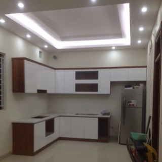 Tủ bếp gỗ xoan đào sồi Nga gỗ công nghiệp đẹp và hiện đại Sản và phân phối tại Làng nghề Tủ bếp Thanh Đa - Phúc Thọ - Hà nội