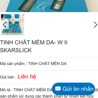 wii skalichke kem đặc tri sẹo
