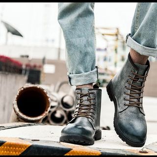 Giày Boot Nam Cổ Cao Bao Chất