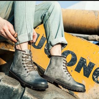 Giày Boot Nam Cổ Cao Bao Chất