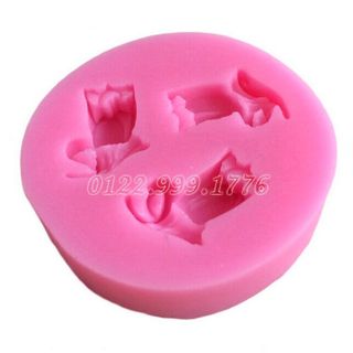 Khuôn rau câu Silicon 3 Hoa Tulip – Mã 3 - 1