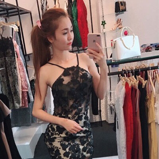 ĐẦM BODY ĐÍNH HOA