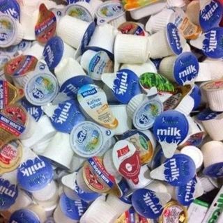 Sữa hộp mini không đường nhập khẩu hàng không