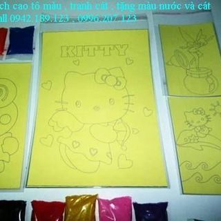 Tượng thạch caoo - tranh cát cho bé tô màu giá sỉ