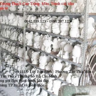 Bán sỉ tượng thạch cao giá sỉ từ 400đ - 4000đ/con - bán buôn sỉ tranh cát giá rẻ