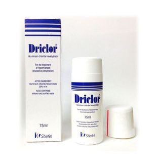 Driclor 75ml - lăn trị ra mồ hôi tay chân nách