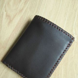 Ví đứng handmade da bò 100