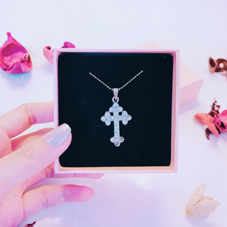 Dây chuyền Hàn Quốc Vintage Cross