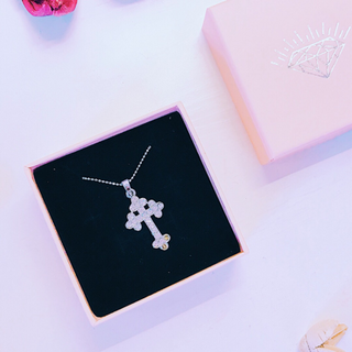 Dây chuyền Hàn Quốc Vintage Cross
