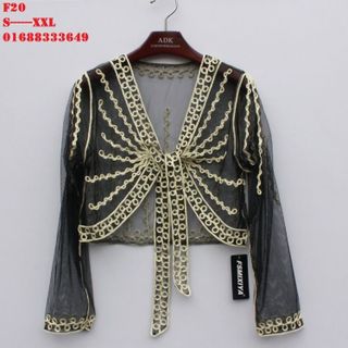 áo khoác ren lưới F18
