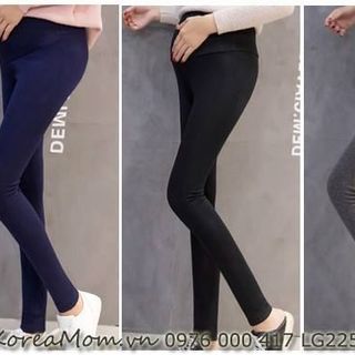 Quần legging bầu dài 4 màu khác nhau