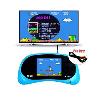 MÁY CHƠI GAME RS-8A CÓ DÂY AV LÊN TIVI 260 TRÒ CHƠI giá sỉ