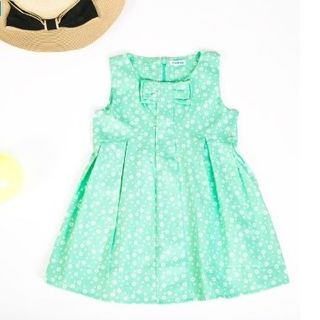 Đầm xếp ly đính nơ