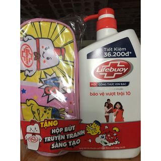 SỮA TẮM GỘI LIFE BUOY TẶNG KÈM HỘP BÚT DỄ THƯƠNG giá sỉ