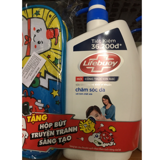 SỮA TẮM GỘI LIFE BUOY TẶNG KÈM HỘP BÚT DỄ THƯƠNG
