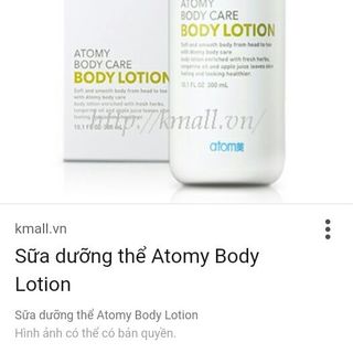 sữa tắm atomy 289000k