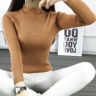 Áo len cổ 3 phân