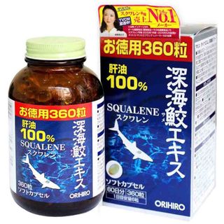 Dầu gan cá mập Squalene Orihiro Nhật Bản 360 viên giá sỉ