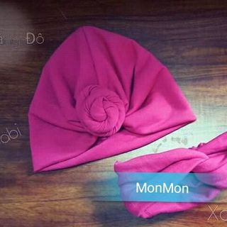 Mũ turban ốc cho bé