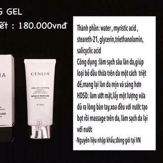 SỮA RỮA MẶT CENLIA