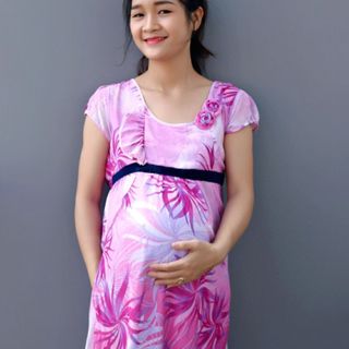 đầm voan hoa