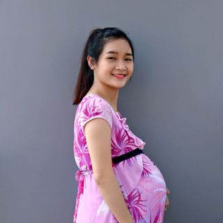 đầm voan hoa
