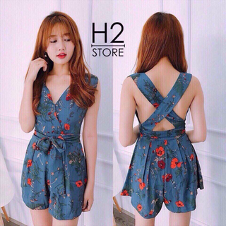 Đầm voan hoa dây chéo