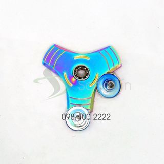 Con quay sọc 3 cánh 7 màu - Fidget Spinner